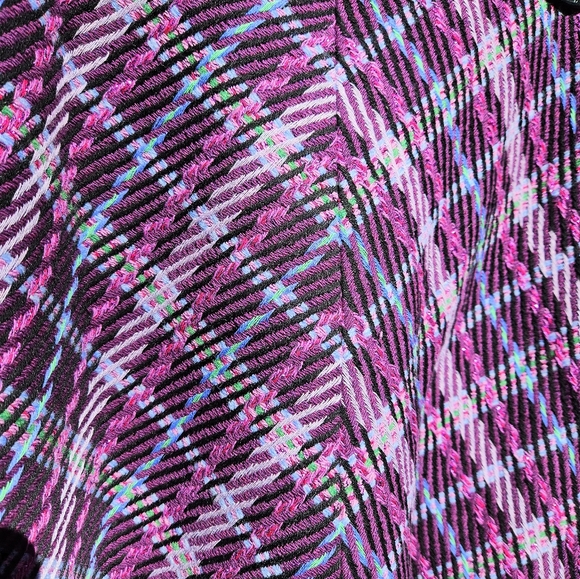 Kate Spade Wool Mini Skirt Glitter Twill Rare Vintage Discontinued 14 NWOT - Picture 5 of 15